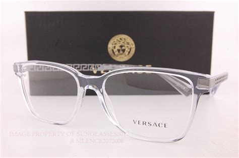 clear versace eyeglasses|authentic Versace eyeglasses.